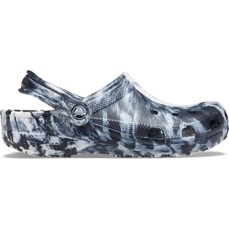 Crocs™ Classic Marbled Clog White/Black