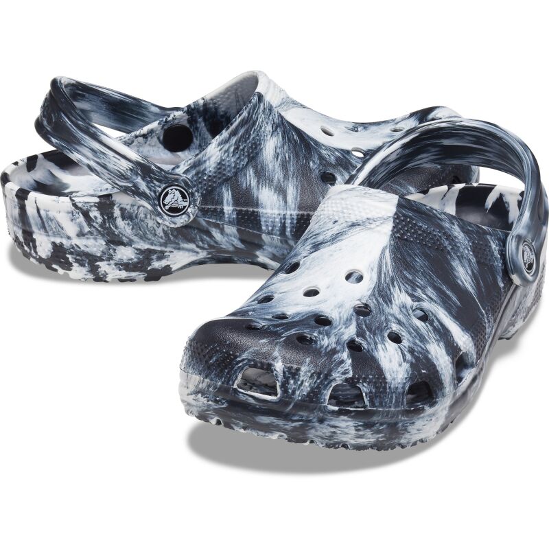 Crocs™ Classic Marbled Clog White/Black