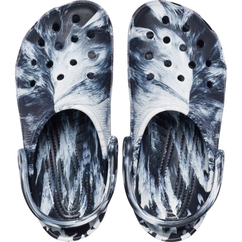 Crocs™ Classic Marbled Clog White/Black
