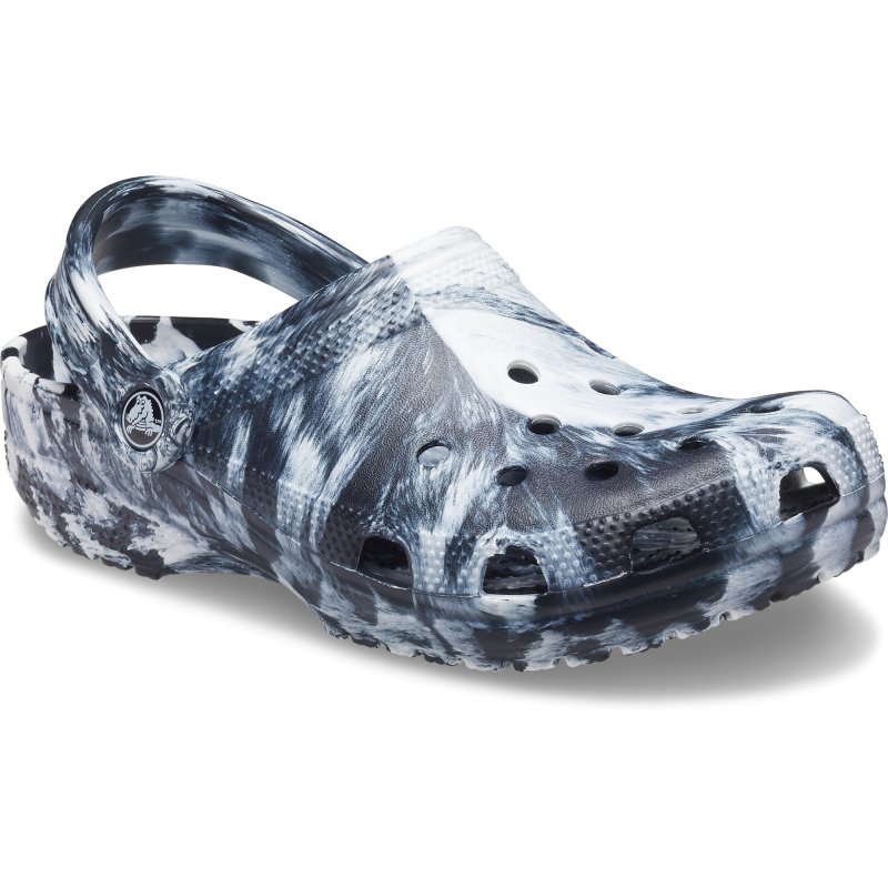 Crocs™ Classic Marbled Clog White/Black