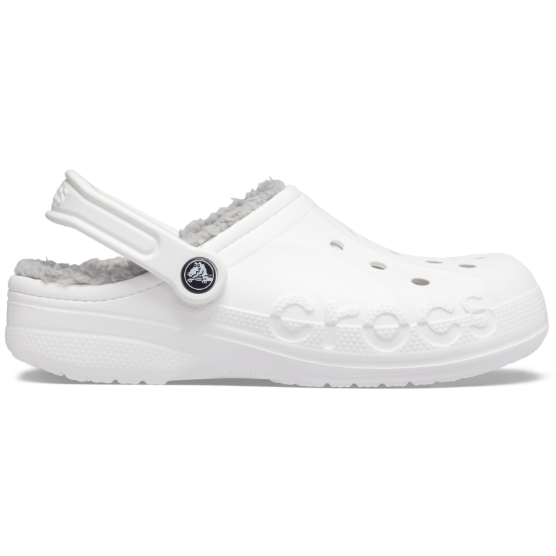 Crocs™ Baya Lined Clog White/Light Grey