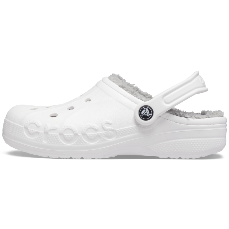 Crocs™ Baya Lined Clog White/Light Grey