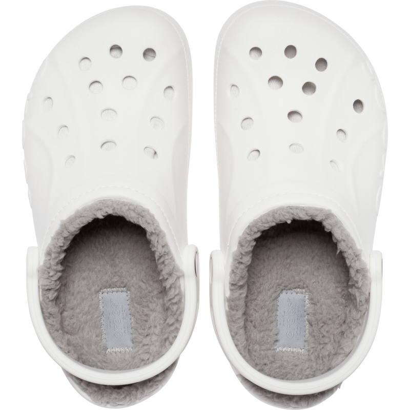 Crocs™ Baya Lined Clog White/Light Grey