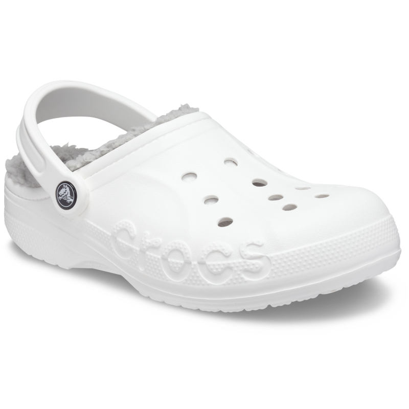 Crocs™ Baya Lined Clog White/Light Grey