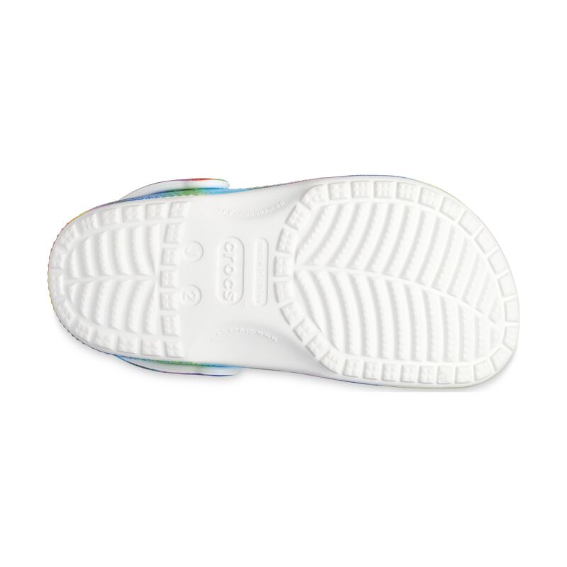 Crocs™ Classic Spray Dye Clog Kid's White/Multi