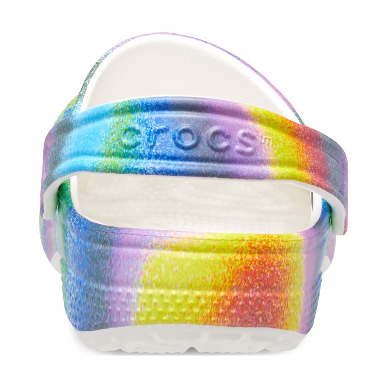 Crocs™ Classic Spray Dye Clog Kid's White/Multi