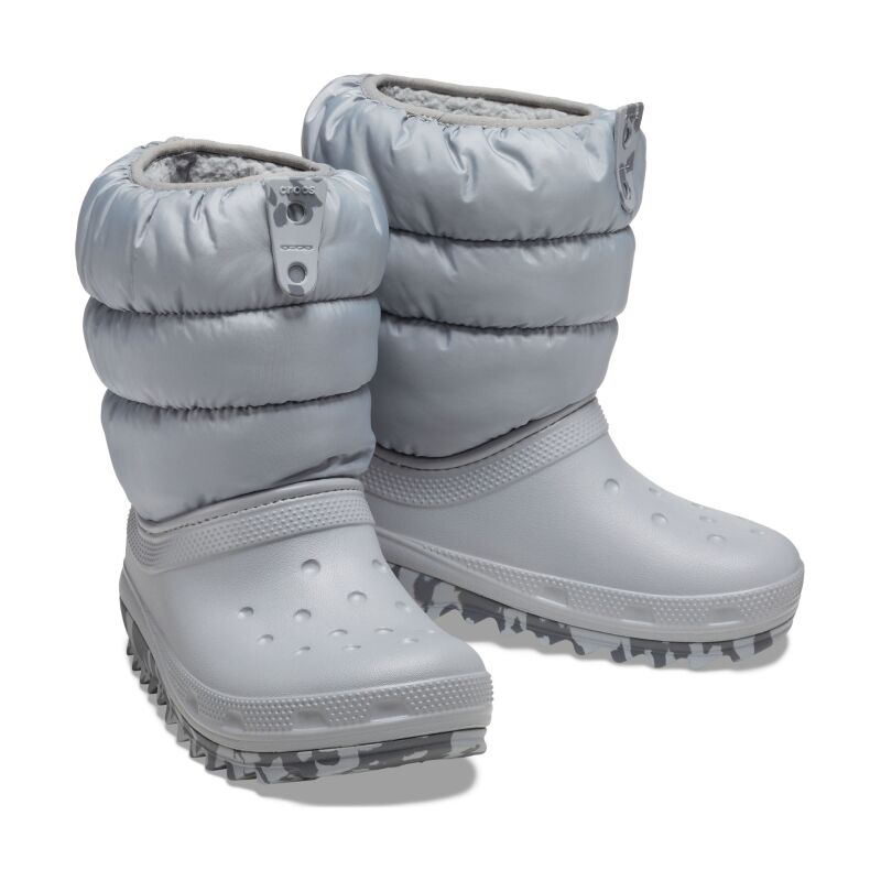 Crocs™ Classic Neo Puff Boot Kid's 207683 Light Grey