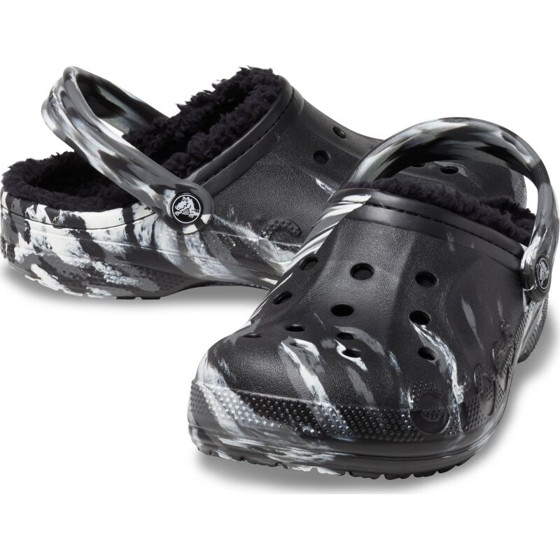 Crocs™ Baya Lined Marbled Clog Black/Multi