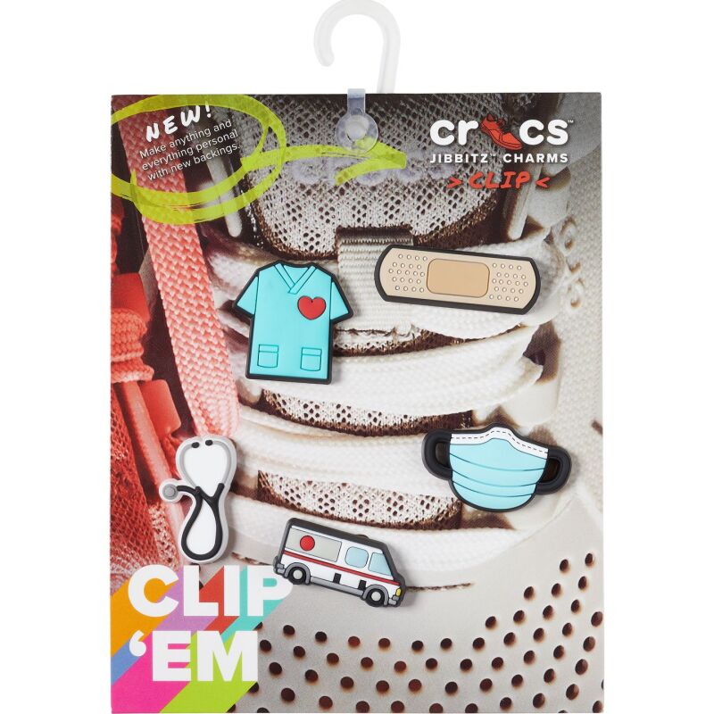 Crocs™ MEDICAL STAFF LACE BACKER 5-PACK G0886800-MU 
