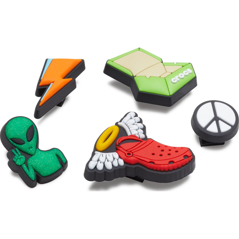 Crocs™ Jibbitz Peace And Lace Backer 5-Pack 