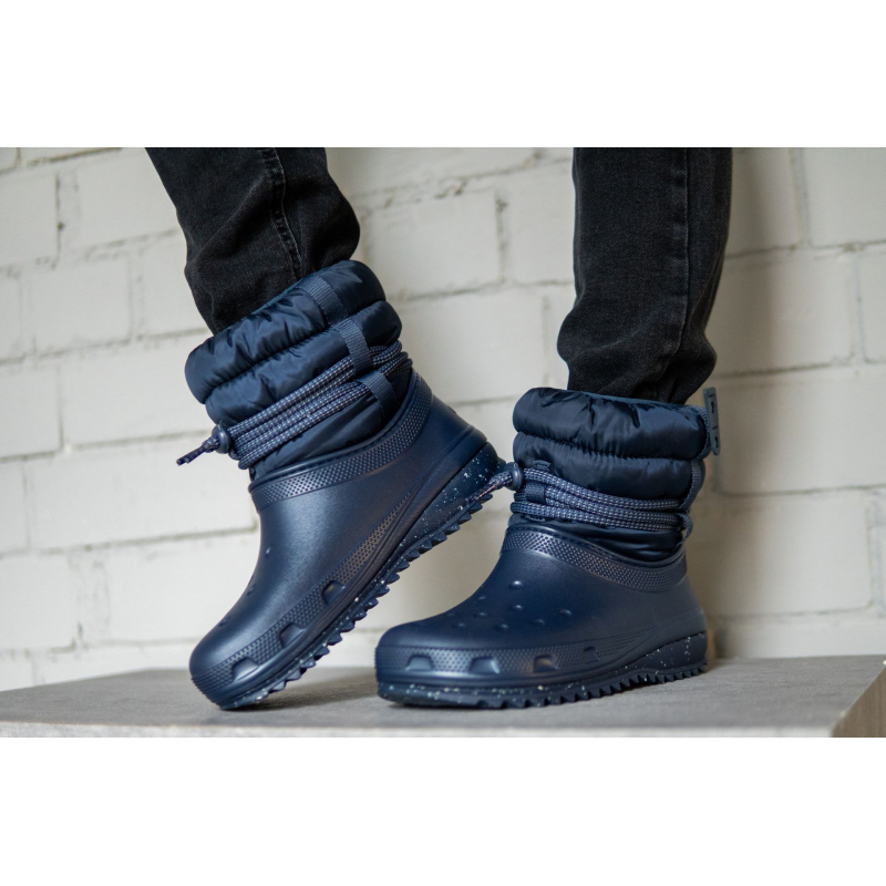 Crocs™ Classic Neo Puff Luxe Boot Women's Navy