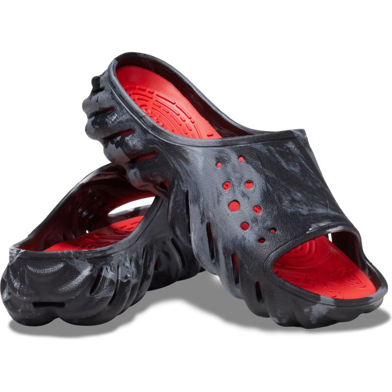 Crocs™ Echo Marbled Slide Black/Flame