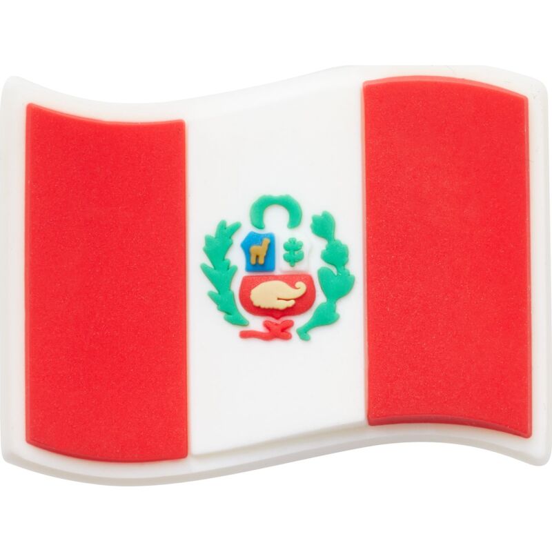 Crocs™ Jibbitz Large Peru Flag G1016100-Mu 