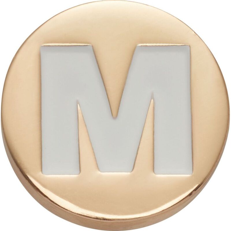 Crocs™ Jibbitz Gold Letter M 