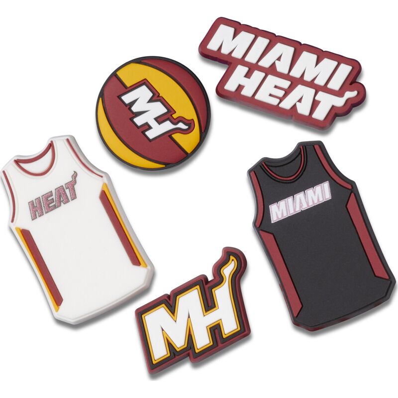 Crocs™ NBA MIAMI HEAT 5 PACK G1048500-MU 