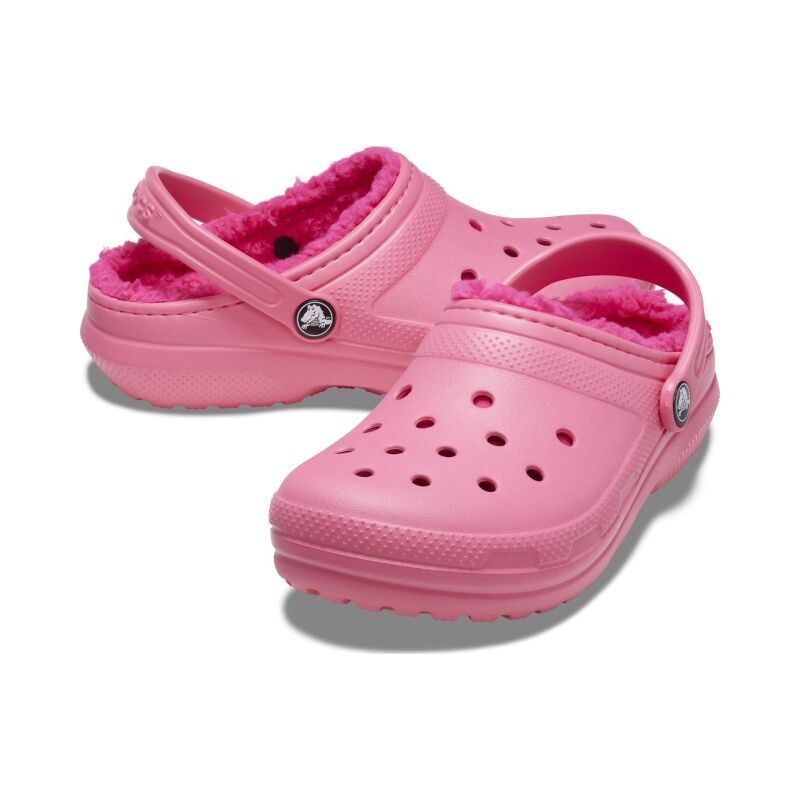 Crocs™ Classic Lined Clog Kid's Hyper Pink