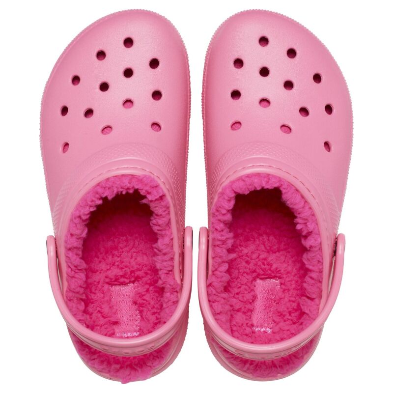 Crocs™ Classic Lined Clog Kid's Hyper Pink