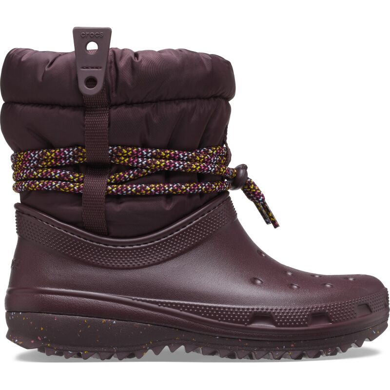 Crocs™ Classic Neo Puff Luxe Boot Women's Dark Cherry