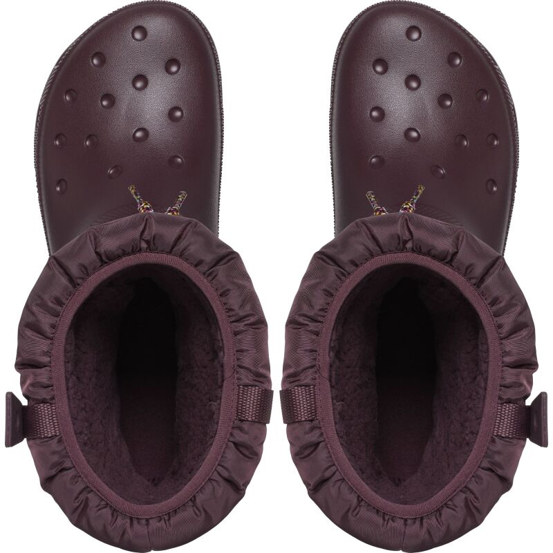 Crocs™ Classic Neo Puff Luxe Boot Women's Dark Cherry