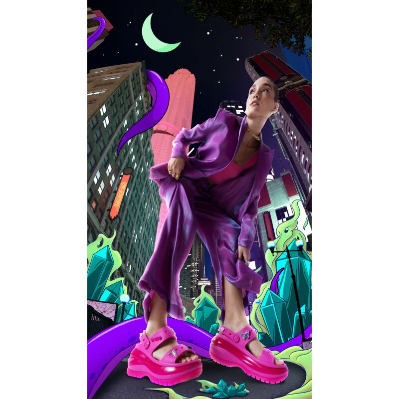 Crocs™ Classic Mega Crush Sandal Juice