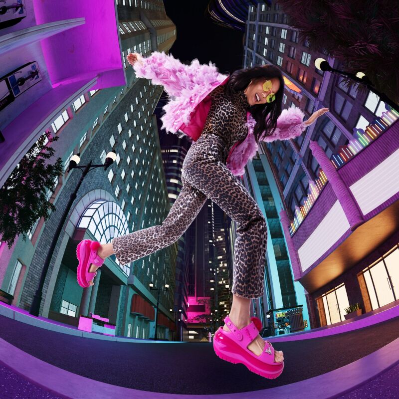 Crocs™ Classic Mega Crush Sandal Juice