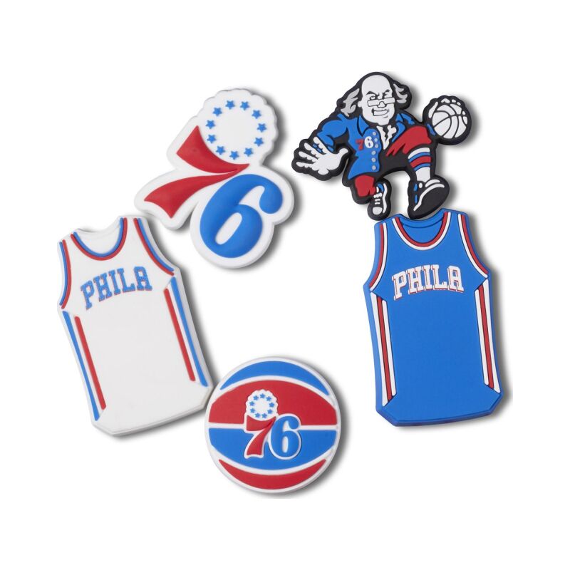 Crocs™ Jibbitz Nba Philadelphia 76Ers 5 Pack G1048800-Mu 