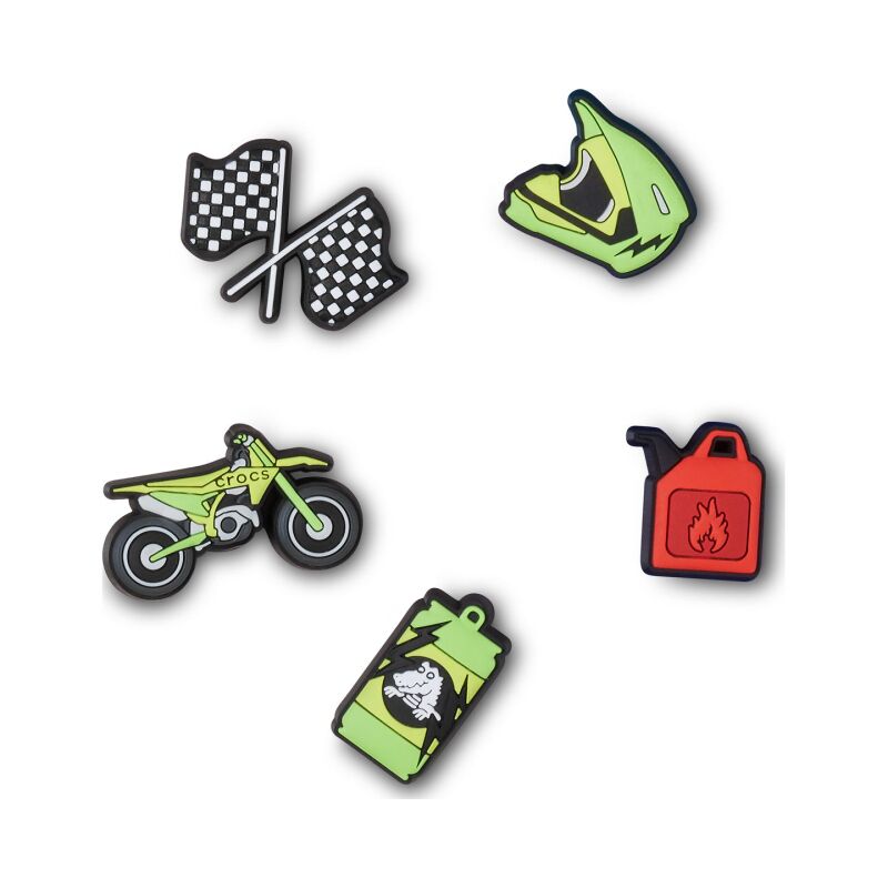 Crocs™ Jibbitz Dirt Bike 5 Pack Multi