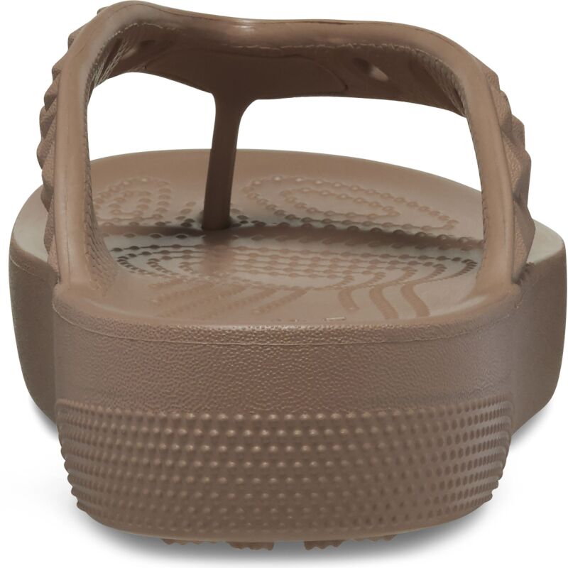 Crocs™ Classic Platform Geometrc Flip Latte