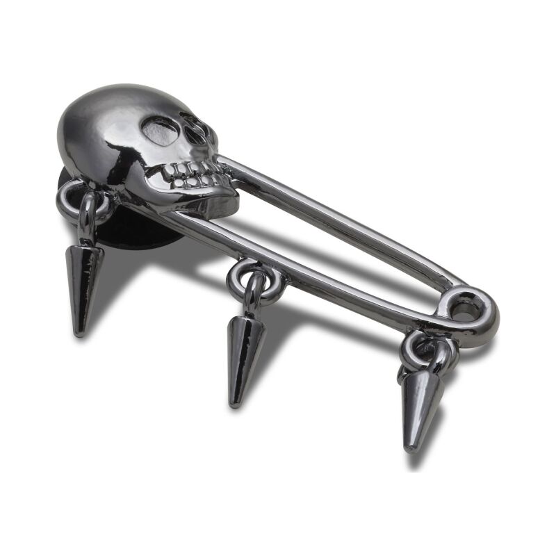 Crocs™ Jibbitz Skull Safety Pin G1133100-Mu 