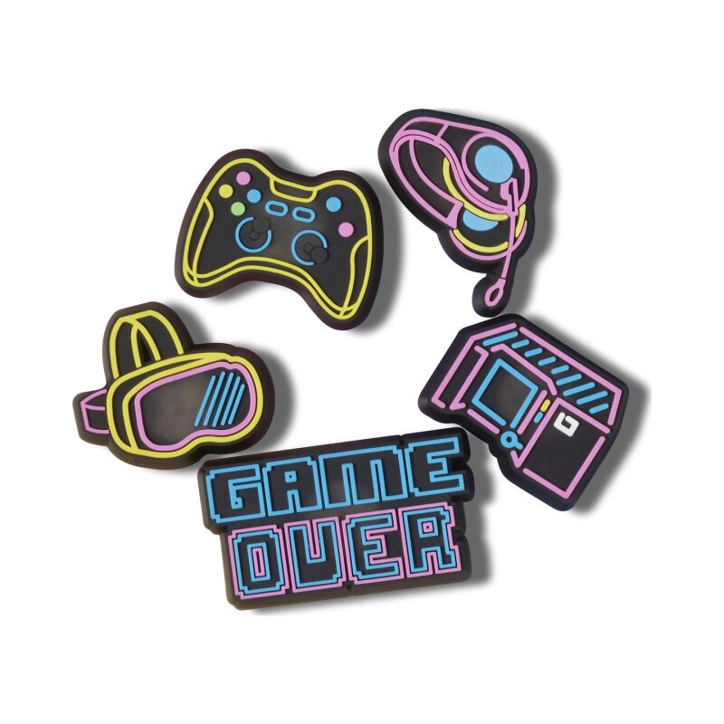 Crocs™ Jibbitz Lights Up Neon Gamer 5 Pack G1117900-Mu 