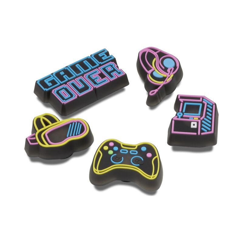 Crocs™ Jibbitz Lights Up Neon Gamer 5 Pack G1117900-Mu 