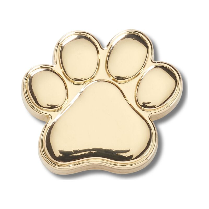Crocs™ Jibbitz Gold Dog Paw 