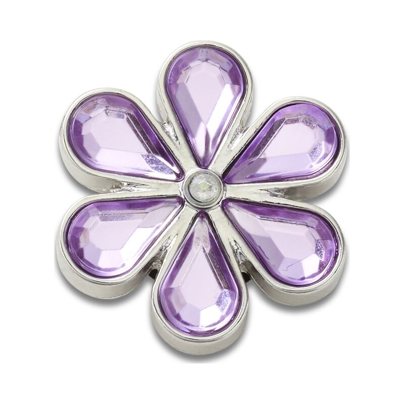Crocs™ Jibbitz Purple Blinged Out Daisy G1119800-Mu 