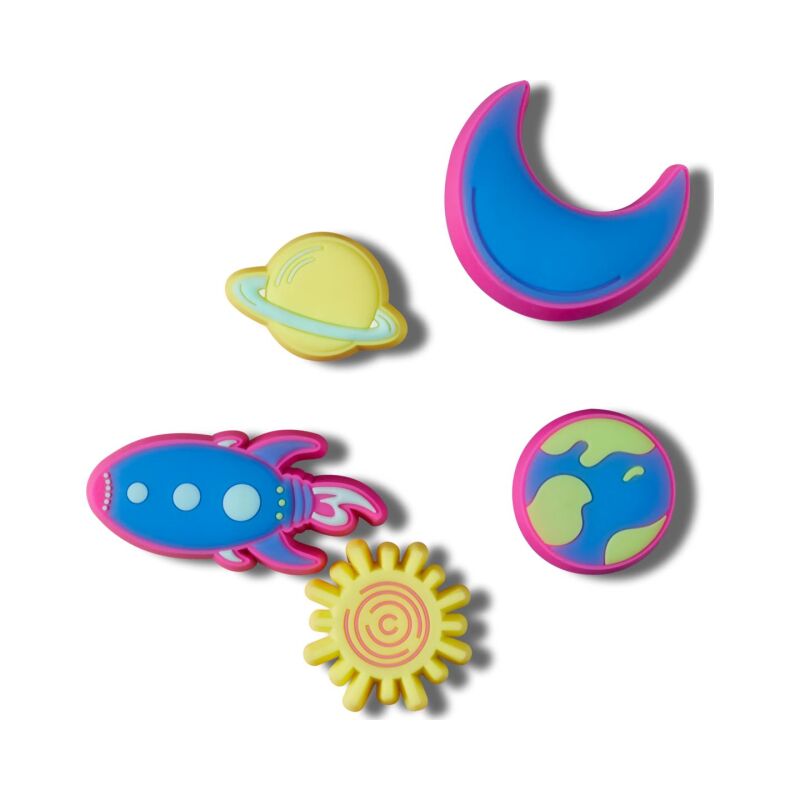 Crocs™ Jibbitz Lights Up Neon Planets 5 Pack G1137600-Mu 