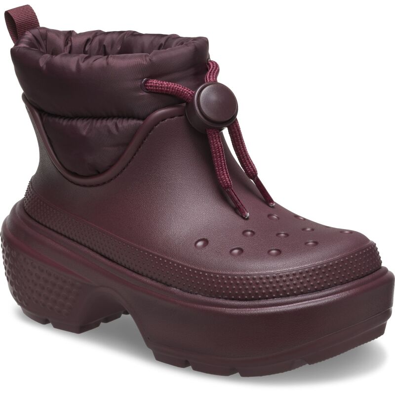 Crocs™ Stomp Puff Boot Dark Cherry