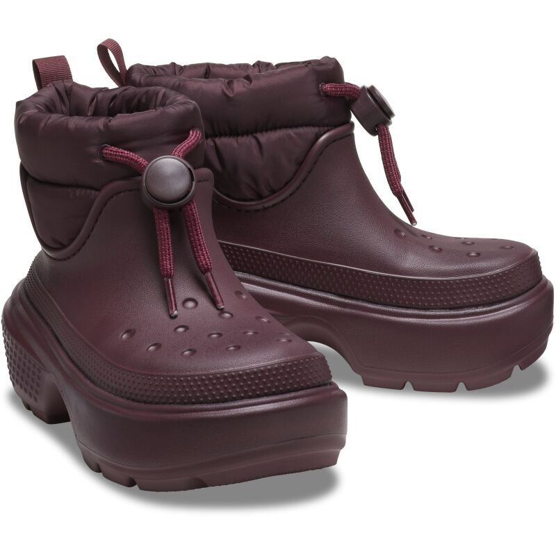 Crocs™ Stomp Puff Boot Dark Cherry