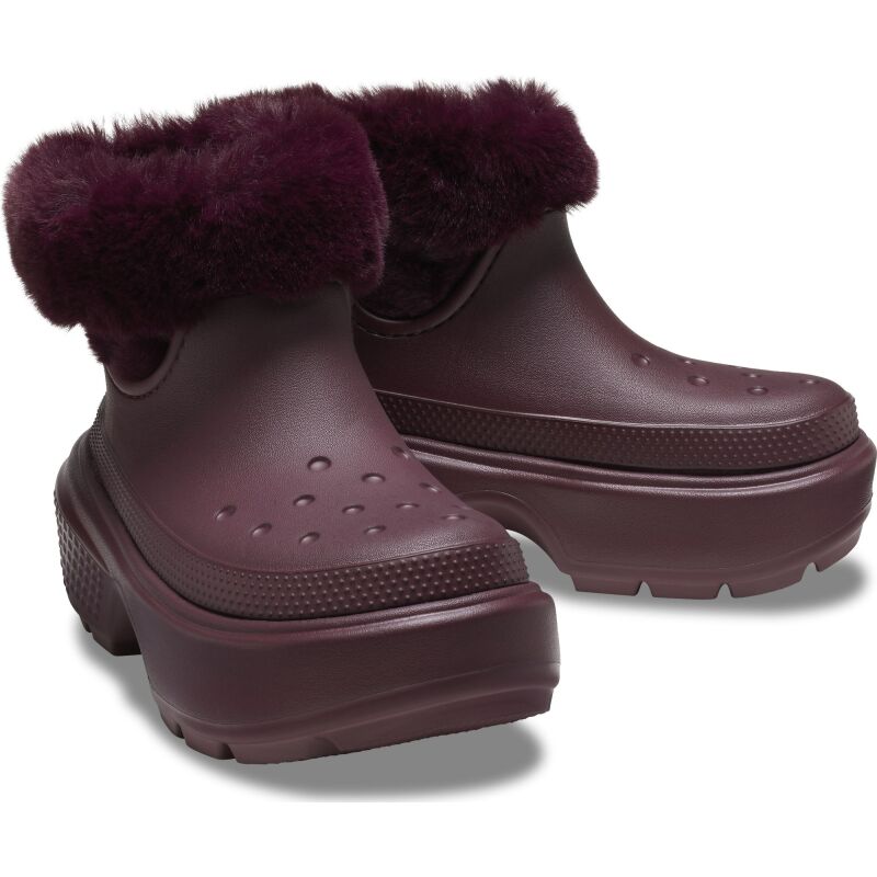 Crocs™ Stomp Lined Boot Dark Cherry