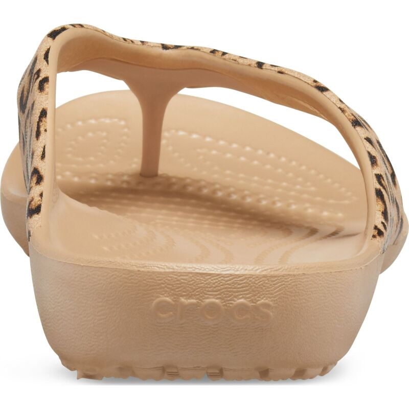Crocs™ Kadee II Leopard Flip Women's Leopard/Gold