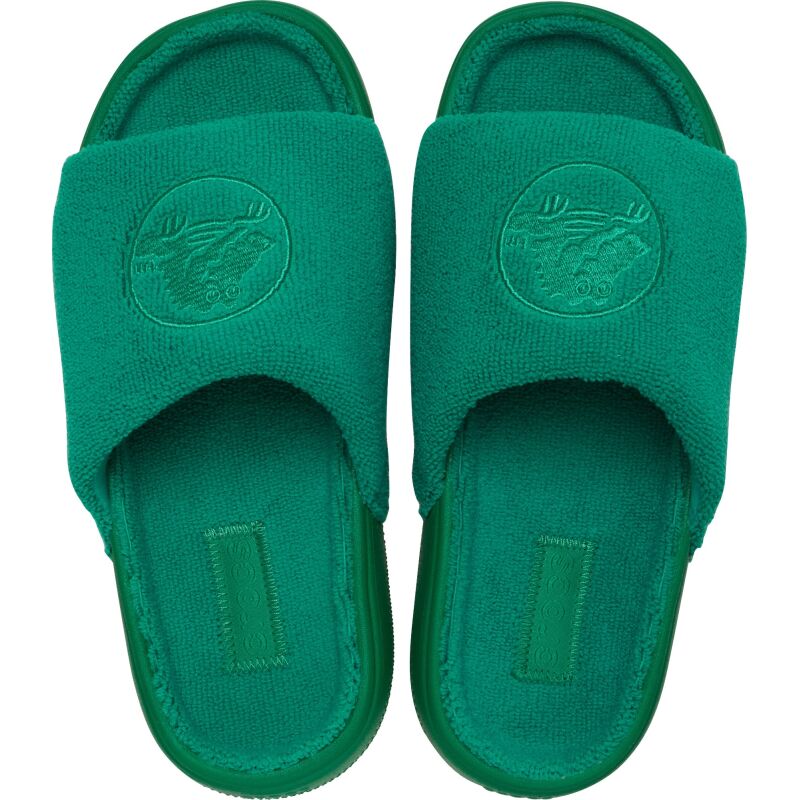 Crocs™ Classic Towel Slide Green Ivy