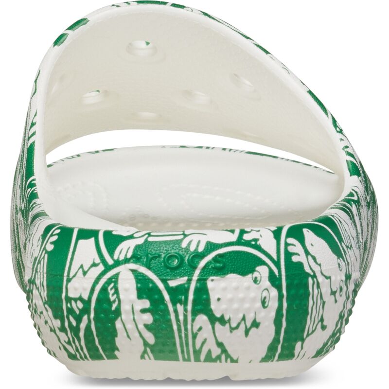 Crocs™ Classic Duke Print Slide v2 Green Ivy