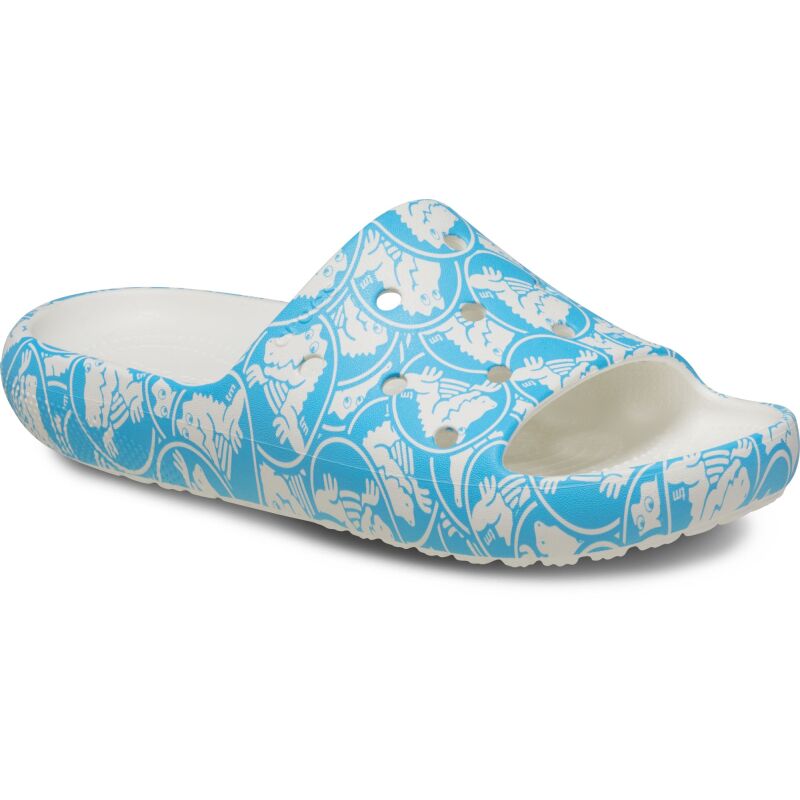 Crocs™ Classic Duke Print Slide v2 Venetian Blue