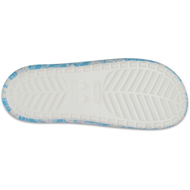 Crocs™ Classic Duke Print Slide v2 Venetian Blue