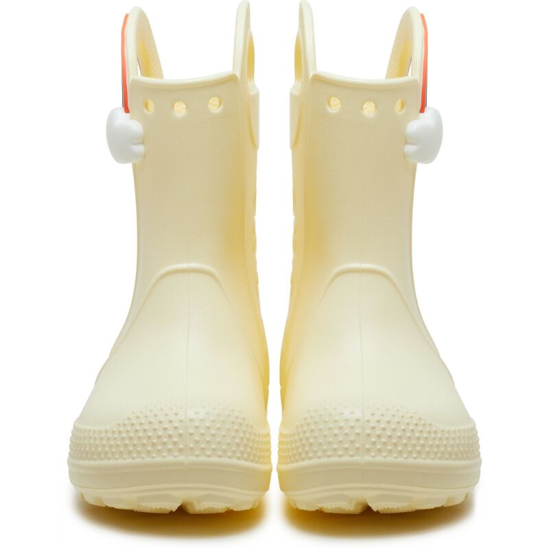 Crocs™ Handle It Rainbow Rain Boot Kid's Buttercream