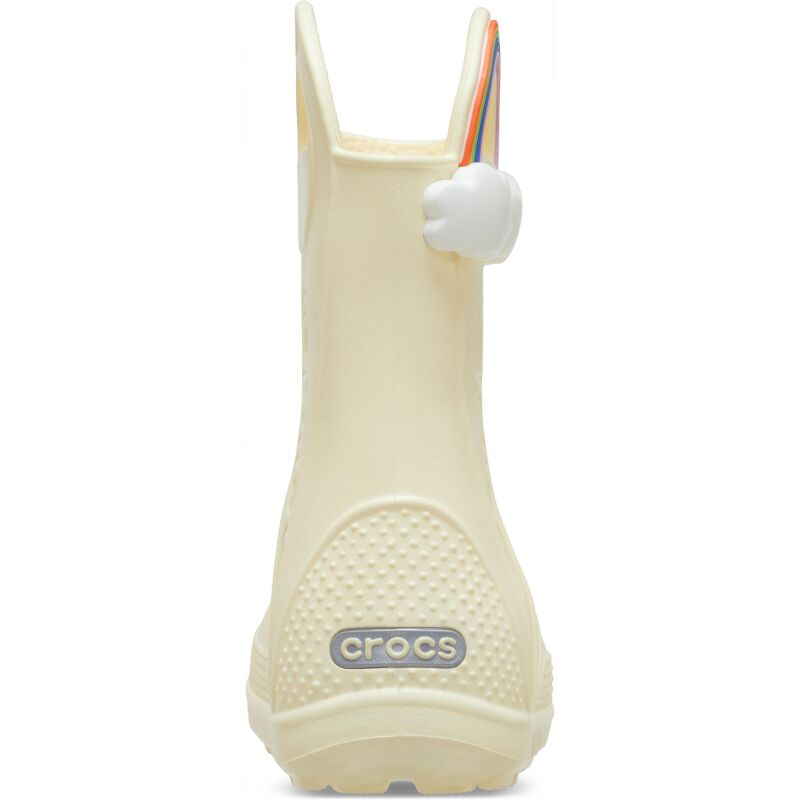 Crocs™ Handle It Rainbow Rain Boot Kid's Buttercream