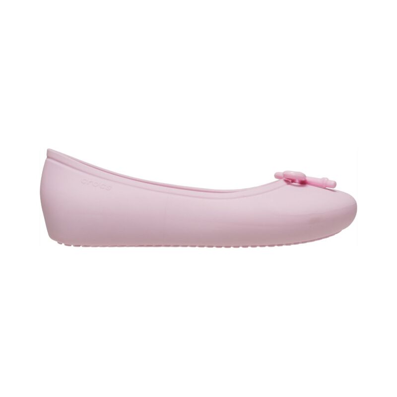 Crocs™ Brooklyn Bow Flat Ballerina Pink