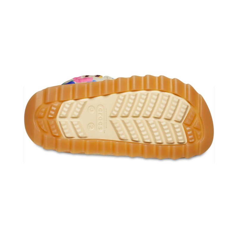 Crocs™ CLASSIC NEO PUFF GEO SHAPES BOOT KID'S Shitake/Multi