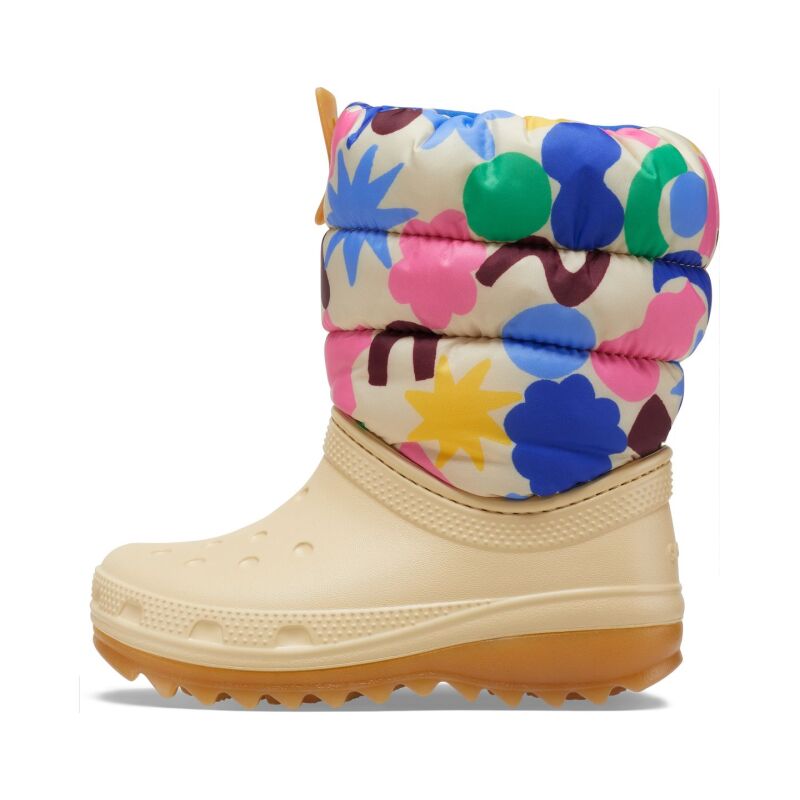 Crocs™ CLASSIC NEO PUFF GEO SHAPES BOOT TODDLER'S Shitake/Multi