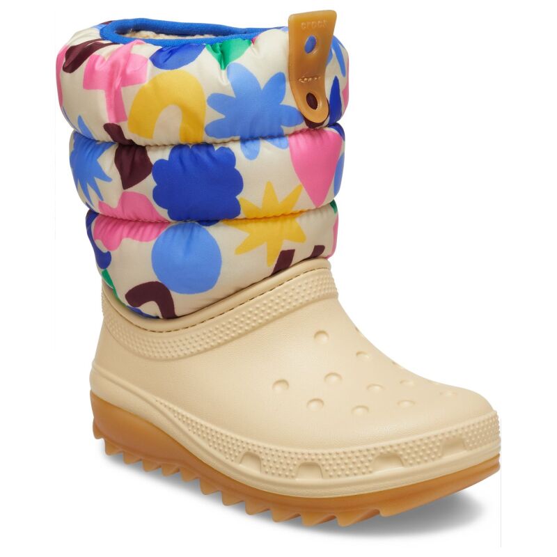 Crocs™ CLASSIC NEO PUFF GEO SHAPES BOOT TODDLER'S Shitake/Multi