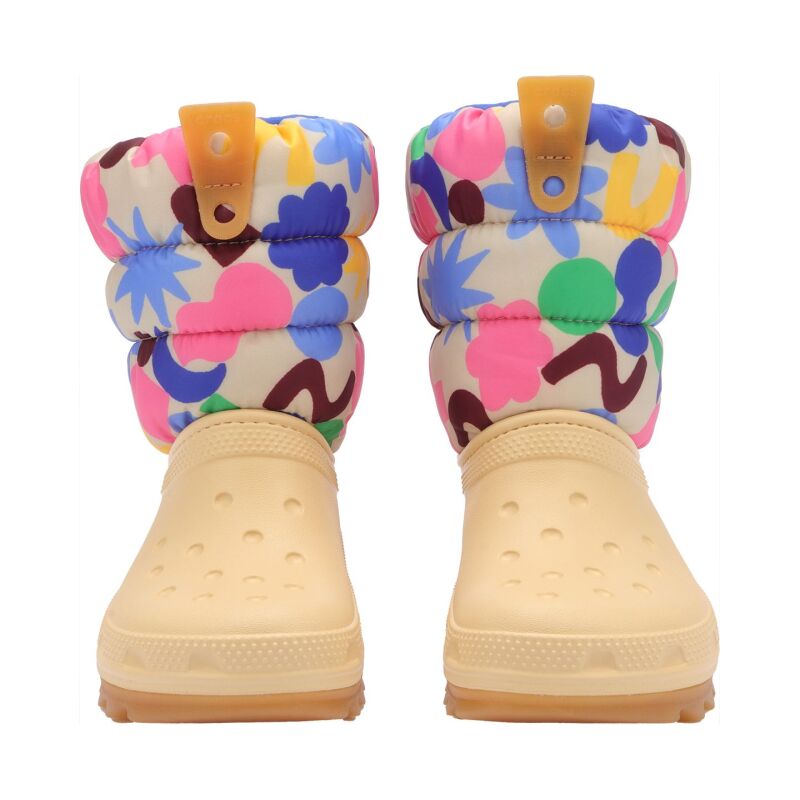 Crocs™ CLASSIC NEO PUFF GEO SHAPES BOOT TODDLER'S Shitake/Multi