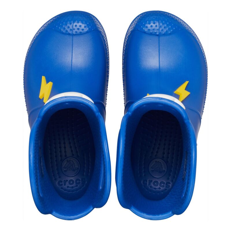 Crocs™ Handle It Lightning Bolt Rain Boot Kids' Blue Bolt